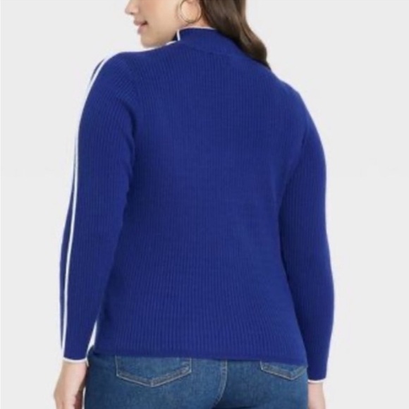 AVA & VIV quarter zip turtle neck sweater - Picture 6 of 6